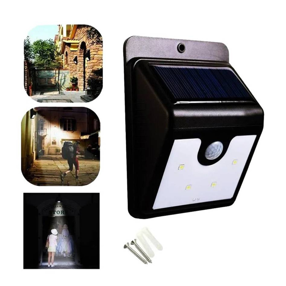 Miniatura 4 de Luz Led Exterior Solar Sensor Movimiento